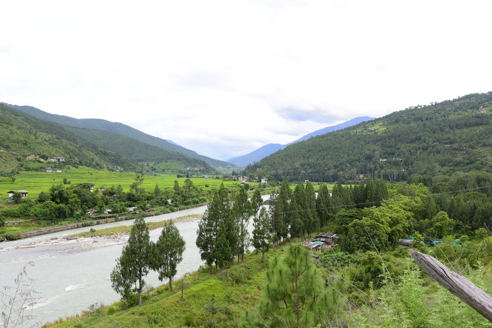 Photo of Punakha Suspension Bridge, Punakha, Bhutan by Chaitali Chatterjee