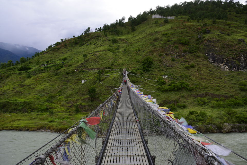 Photo of Punakha Suspension Bridge, Punakha, Bhutan by Chaitali Chatterjee