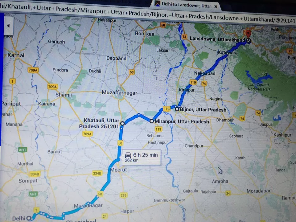 Photo of Route map by Sunny Kumar