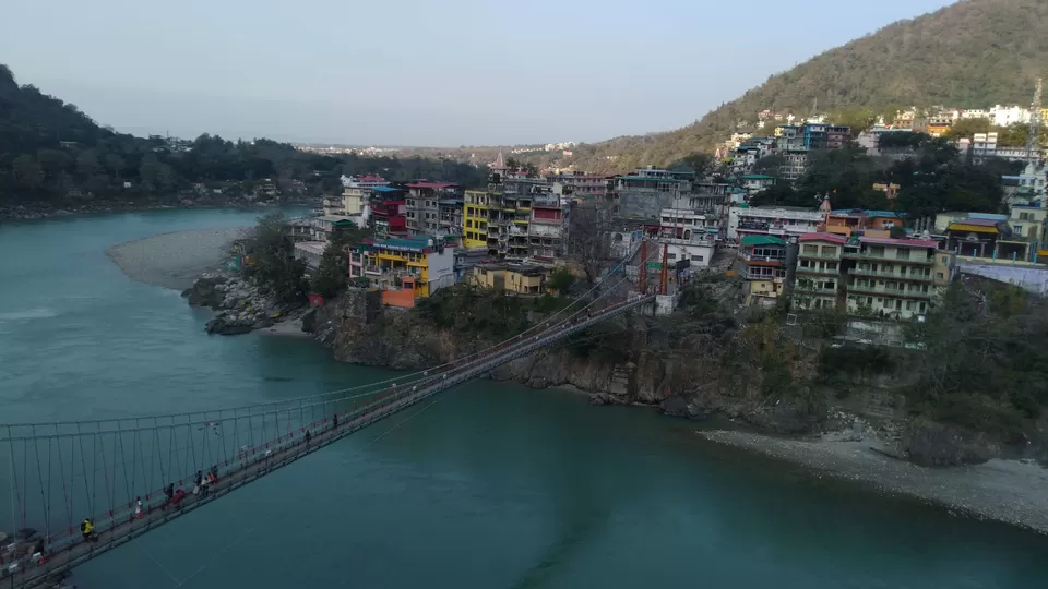 Photo of Ram Jhula, Swarg Ashram, Rishikesh, Uttarakhand, India by Maitray Parikh