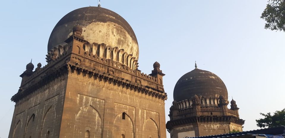 Photo of Jod Gumbaz dargah Hazrat Syed Abdul Razak Shah Qadri RA, Godbole Mala, Vijayapura, Karnataka, India by Aishwarya Rao