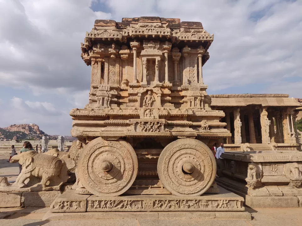 Photo of Stone Chariot, Hampi, Nimbapura, Karnataka, India by Aishwarya Rao