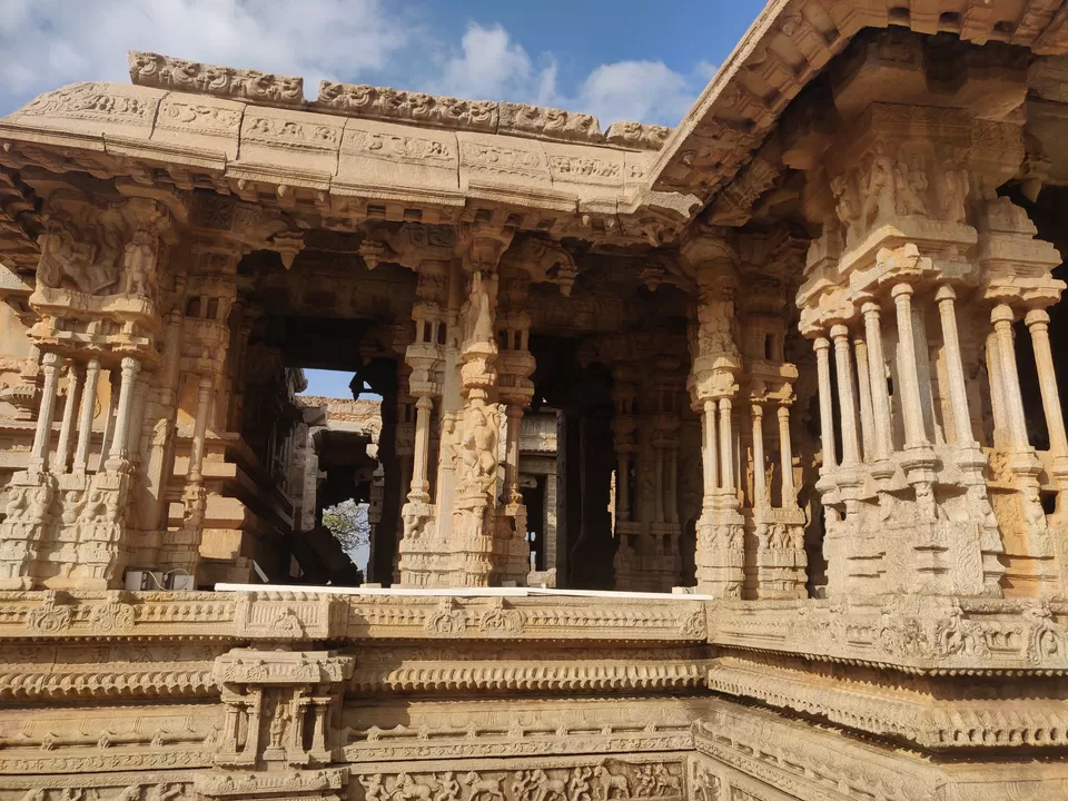 Photo of Musical pillars Mantapa, Village Road, Nimbapura, Karnataka, India by Aishwarya Rao