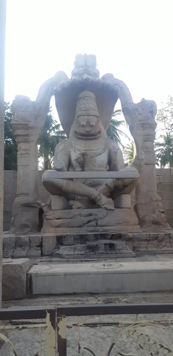 Photo of Lakshmi Narasimha Temple, Hampi, Karnataka, India by Aishwarya Rao