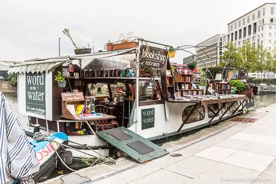Photo of Word On The Water, Regent's Canal Towpath, London, UK by Garima Kumar