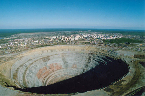 Photo of Mirna Diamond mine, Mirny, Sakha Republic, Russia by Mayank Raj