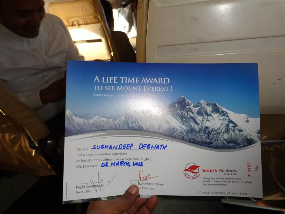 Photo of Mount Everest by Subhadeep Debnath