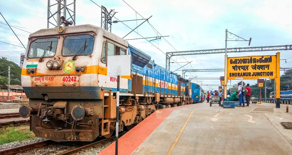 Photo of Shoranur Railway Station, Shoranur, Kerala, India by Deeksha