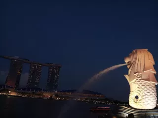Photo of Fullerton Road, Merlion Park, Singapore by nomadic_ab