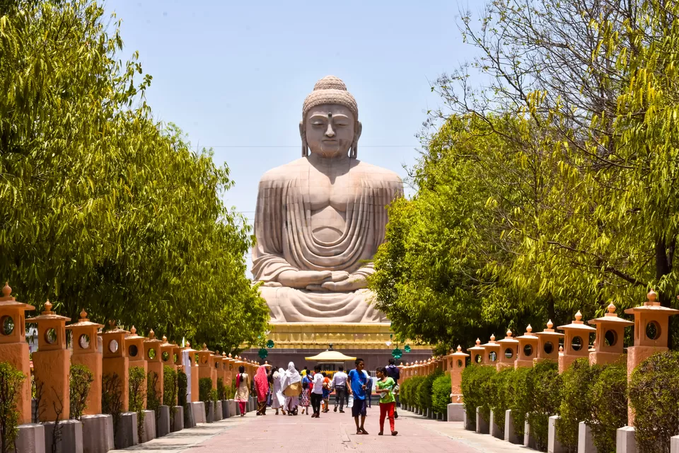 Photo of Giant Buddha, Giant Buddha Road, near 80-Ft. Buddha Statue, Bodh Gaya, Bihar, India by Rahul Priyadarshi