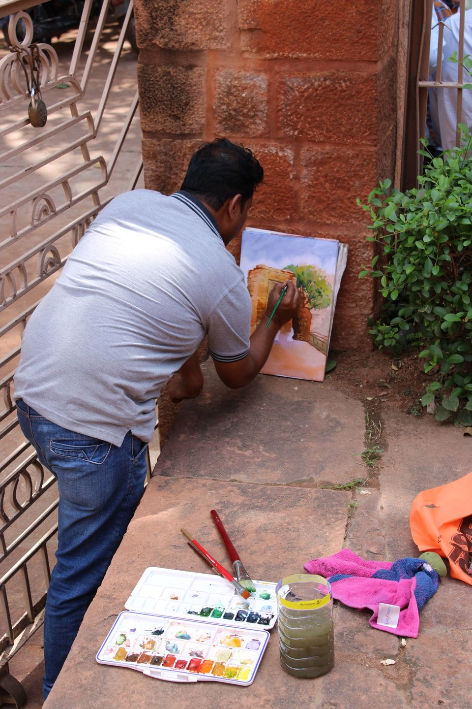 Photo of Badami Fort, Badami, Karnataka, India by UnderMyPinkUmbrella