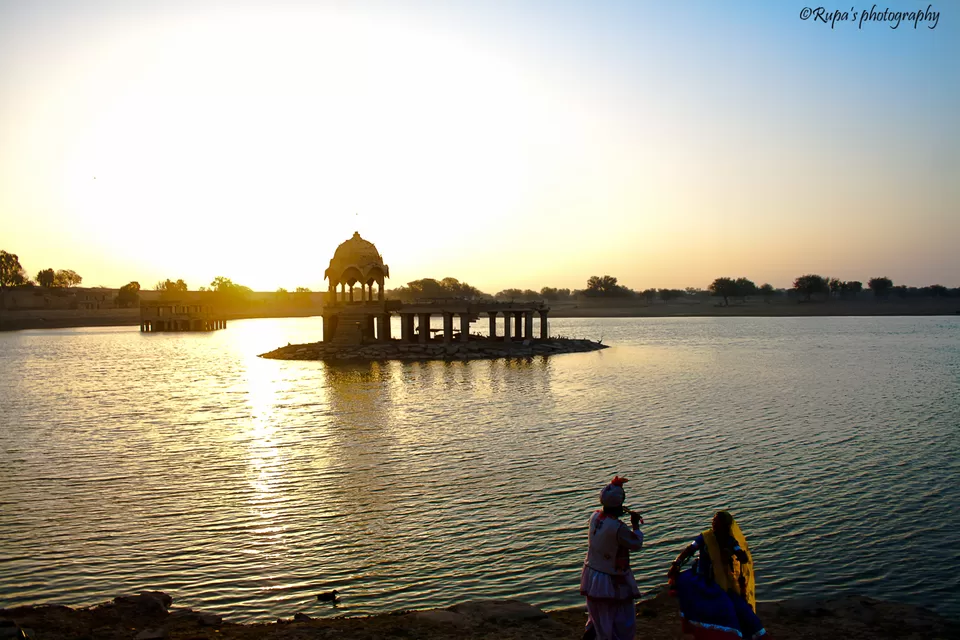 Photo of Gadisar Lake, Postal Colony, Jaisalmer, Rajasthan, India by Rupa Datta Majumder