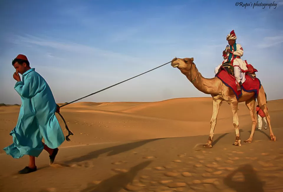 Photo of Sam Sand Dunes, Kanoi, Rajasthan, India by Rupa Datta Majumder