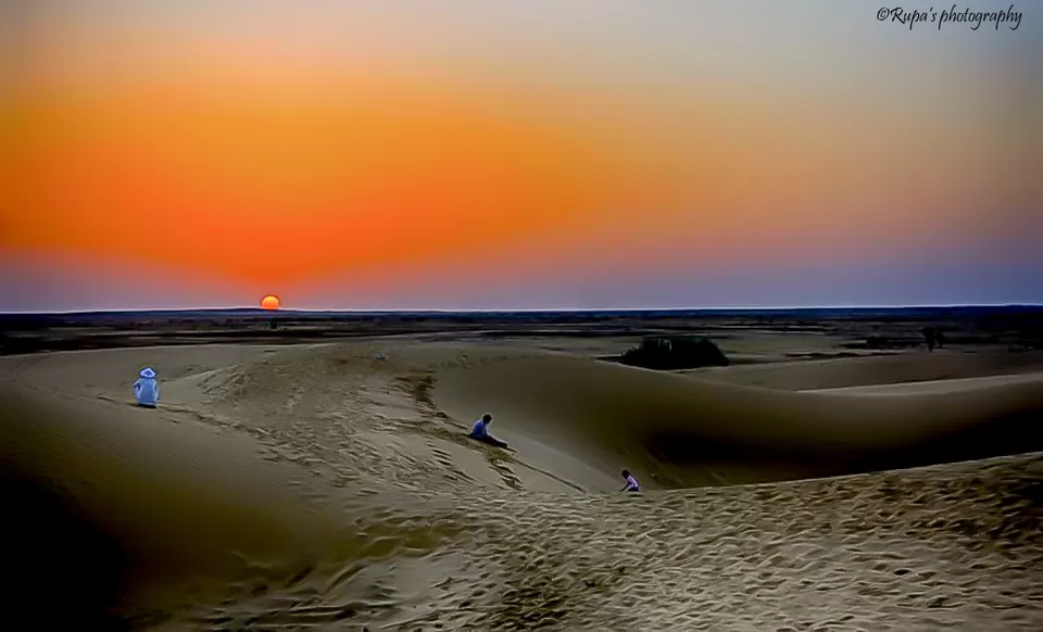 Photo of Sam Sand Dunes, Kanoi, Rajasthan, India by Rupa Datta Majumder