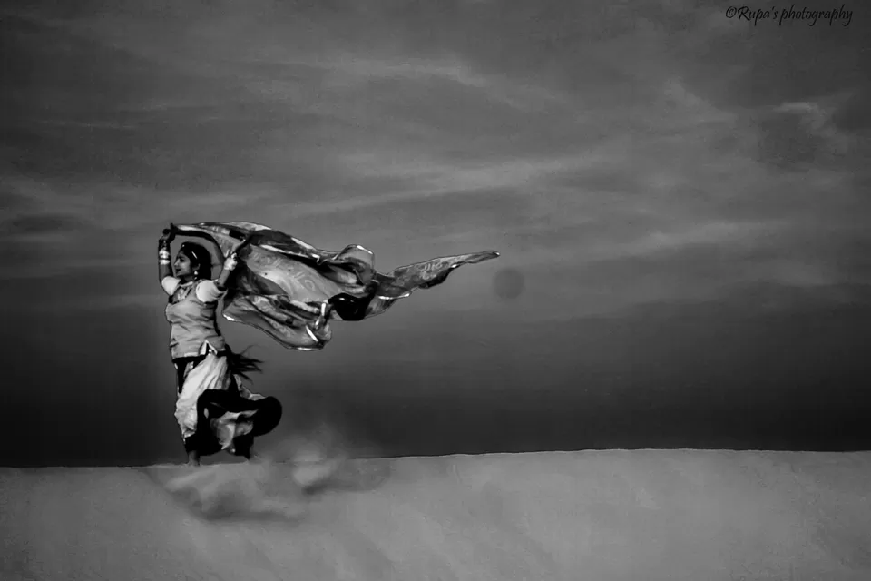 Photo of Sam Sand Dunes, Kanoi, Rajasthan, India by Rupa Datta Majumder