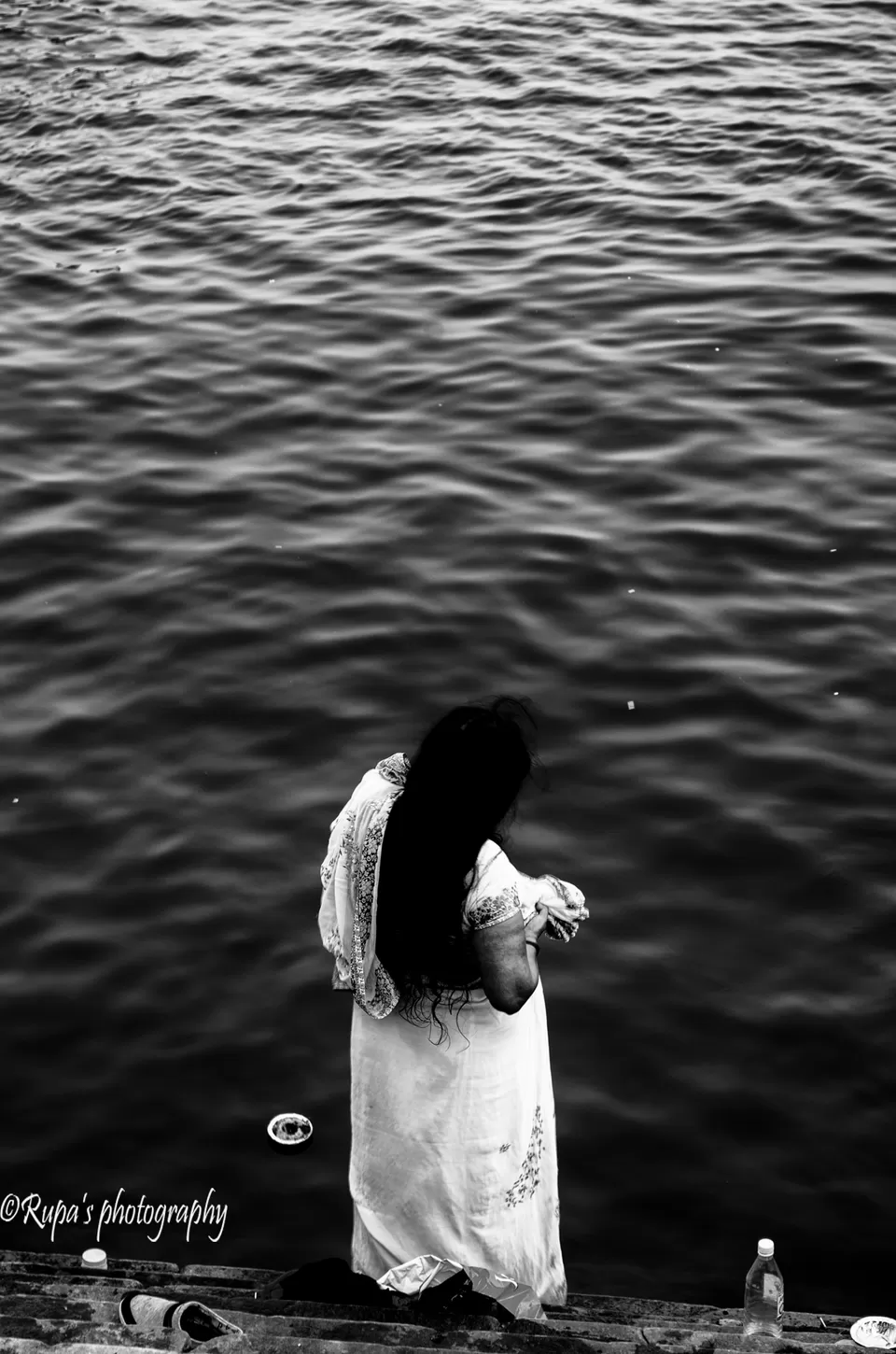 Photo of Kedar ghat, Bangali Tola, Varanasi, Uttar Pradesh, India by Rupa Datta Majumder
