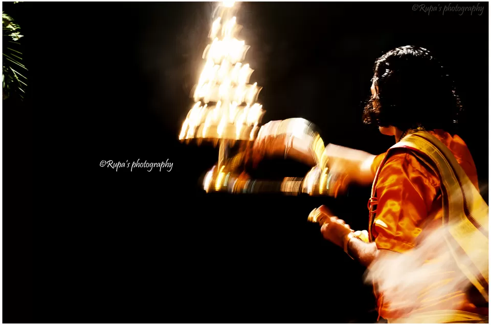Photo of Ganga Aarti, Katesar, Varanasi, Uttar Pradesh, India by Rupa Datta Majumder