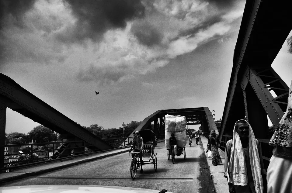 Photo of Malviya Bridge, Ghats of varanasi, Rajghat, Varanasi, Uttar Pradesh, India by Rupa Datta Majumder