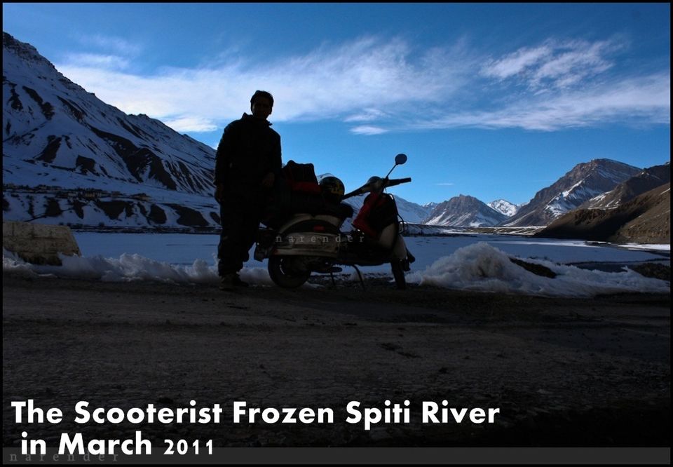 Photo of Solo Scooter Ride to Winter Spiti-March 2011 4/44 by Narender Kumar Gautam