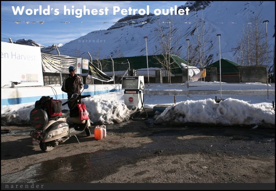 Photo of Solo Scooter Ride to Winter Spiti-March 2011 9/44 by Narender Kumar Gautam