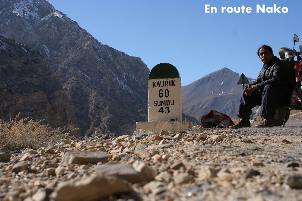 Photo of Solo Scooter Ride to Winter Spiti-March 2011 24/44 by Narender Kumar Gautam