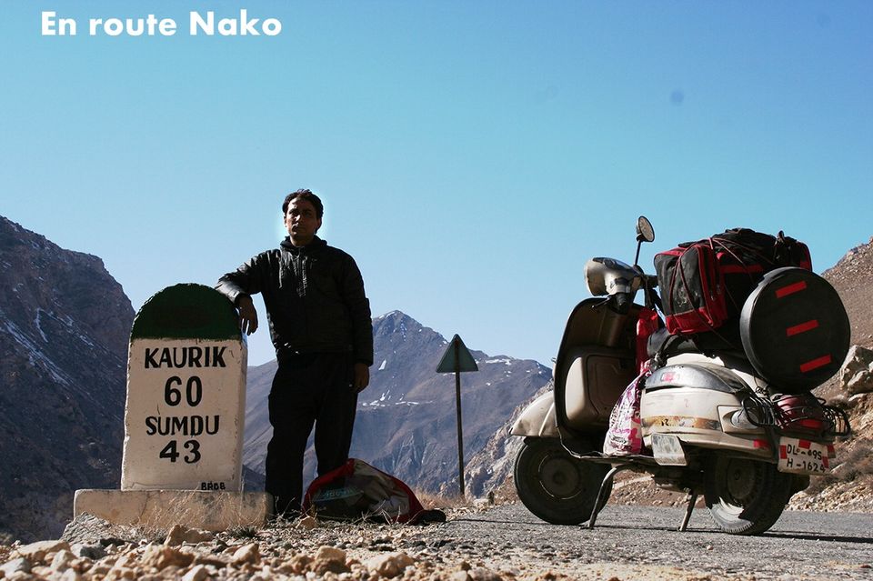 Photo of Solo Scooter Ride to Winter Spiti-March 2011 25/44 by Narender Kumar Gautam