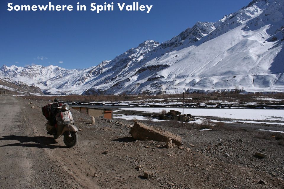 Photo of Solo Scooter Ride to Winter Spiti-March 2011 37/44 by Narender Kumar Gautam
