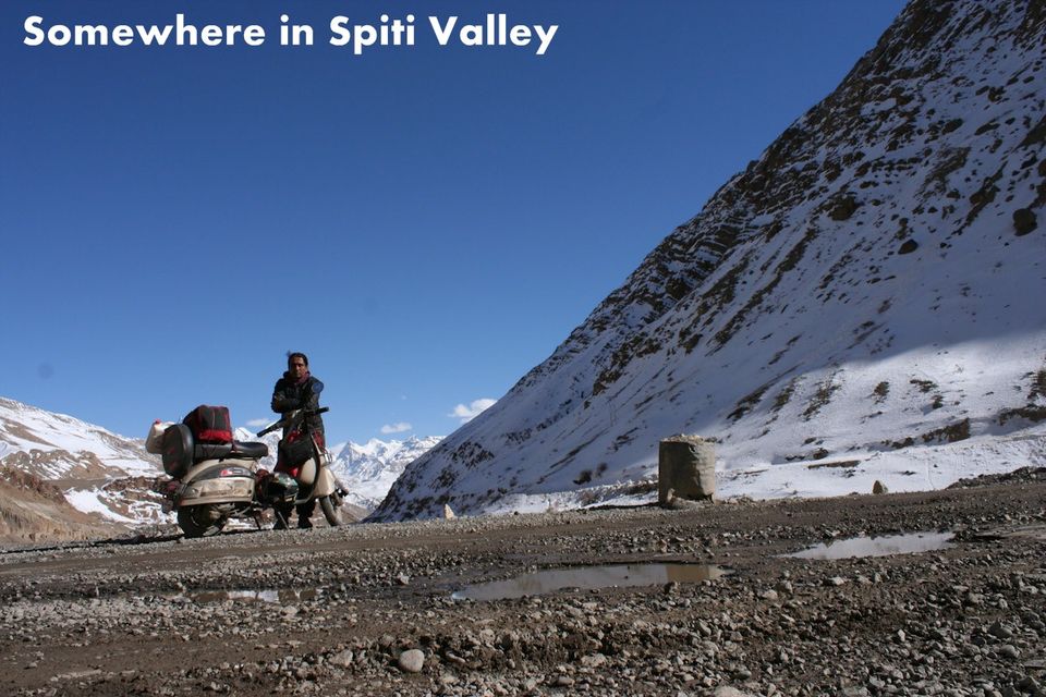 Photo of Solo Scooter Ride to Winter Spiti-March 2011 38/44 by Narender Kumar Gautam