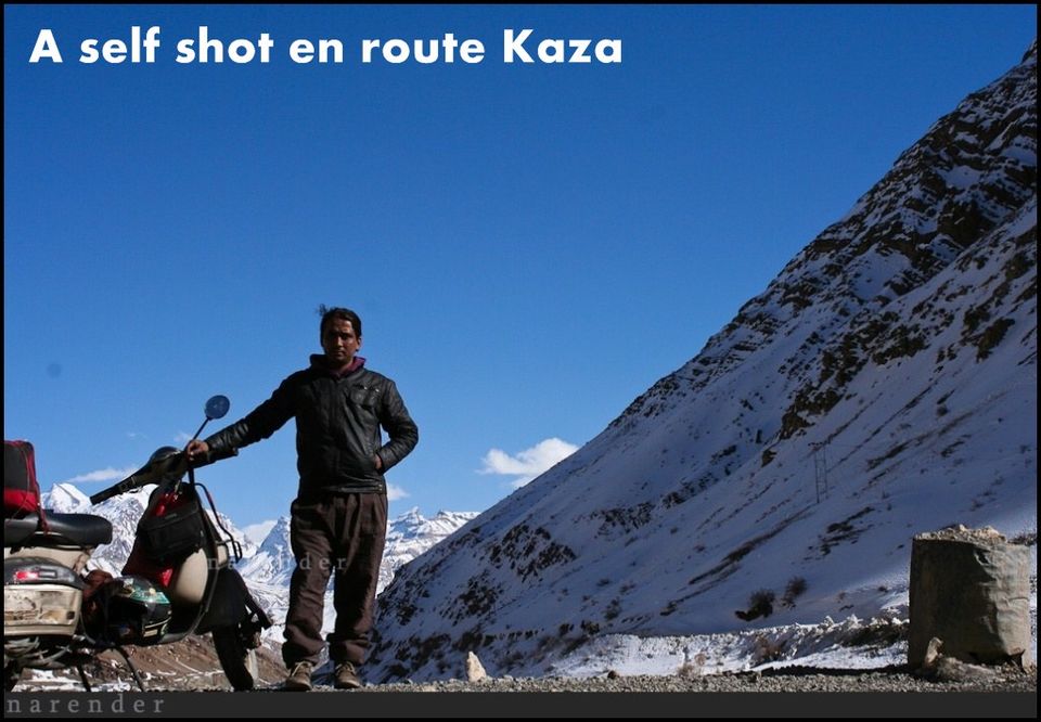 Photo of Solo Scooter Ride to Winter Spiti-March 2011 39/44 by Narender Kumar Gautam