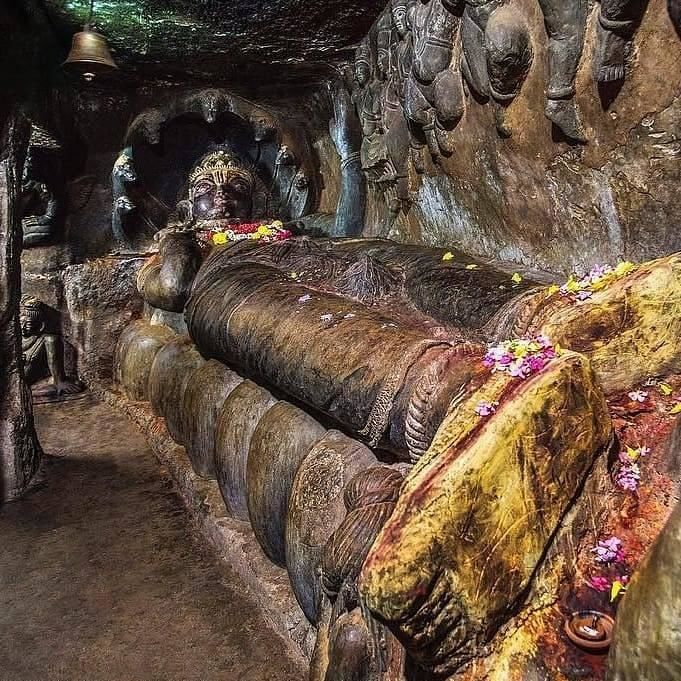 Photo of Undavalli Caves a lesser-known 4 storeyed Cave in Vijaywada Andhra Pradesh by Sheetal Vibhuti escapingsoul.in