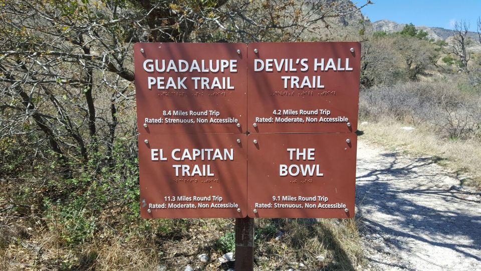 Photo of Guadalupe Mountain National Park-- trekking up to the topmost point of Texas. 7/12 by Shweta Roy