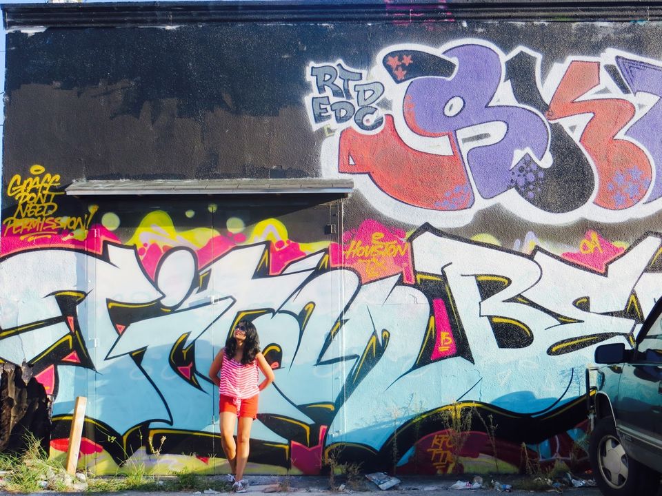 Photo of Houston's gorgeous graffiti !! 5/28 by Shweta Roy