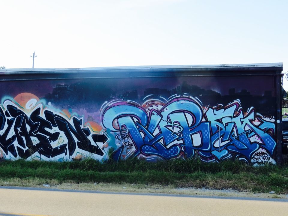 Photo of Houston's gorgeous graffiti !! 9/28 by Shweta Roy