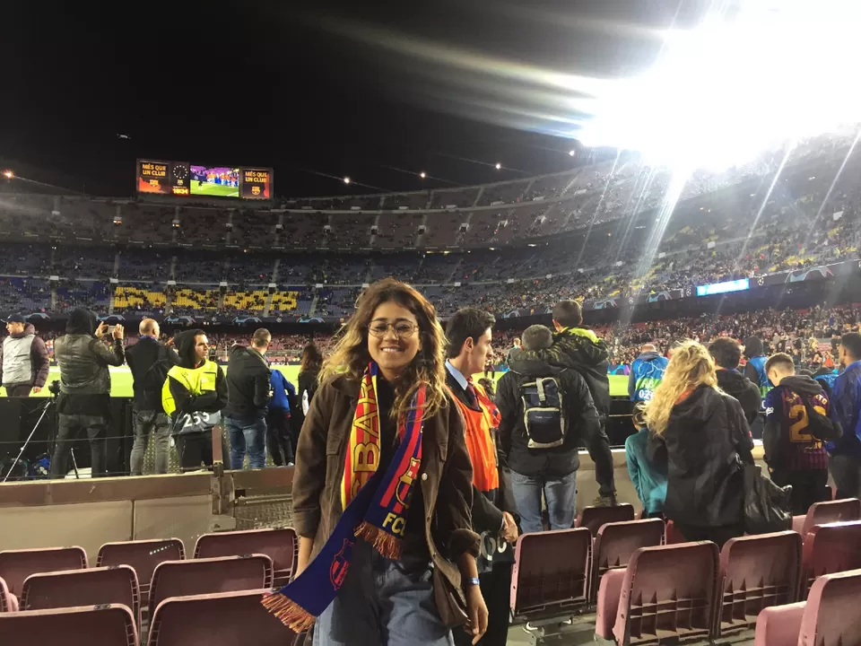 Photo of Camp Nou, Carrer d'Arístides Maillol, Barcelona, Spain by Jagritee Kaur Monga