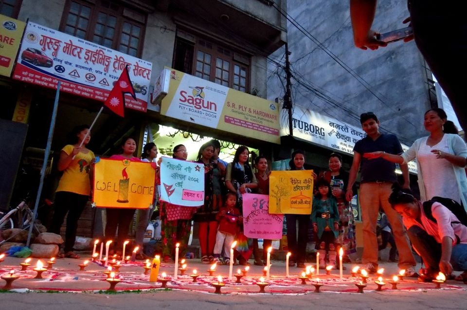 Photo of When Kathmandu celebrated the new constitution 3/19 by Nico Enoch
