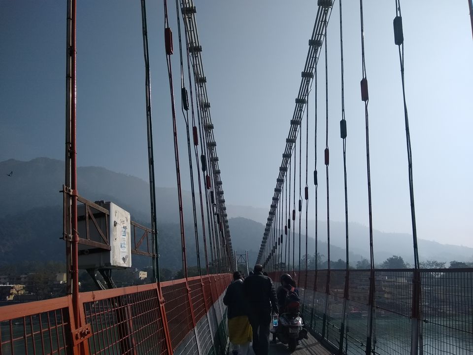 Photo of Ram Jhula, Swarg Ashram, Rishikesh, Uttarakhand, India by Chayan Bhattacharya