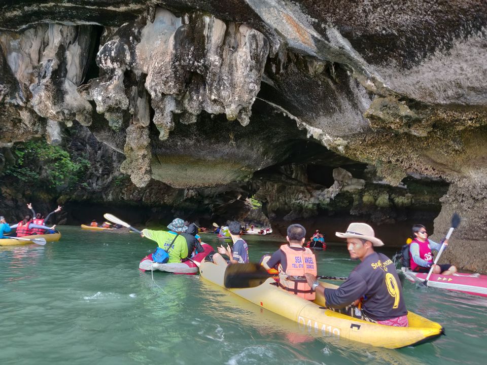 Photo of Hong Island canoeing, Krasom, Takua Thung District, Phang-nga, Thailand by Anu and Naveen