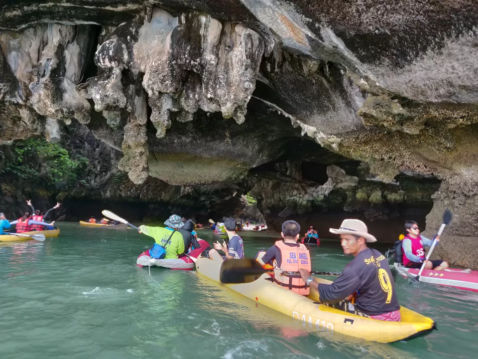 Photo of Hong Island canoeing, Krasom, Takua Thung District, Phang-nga, Thailand by Anu and Naveen
