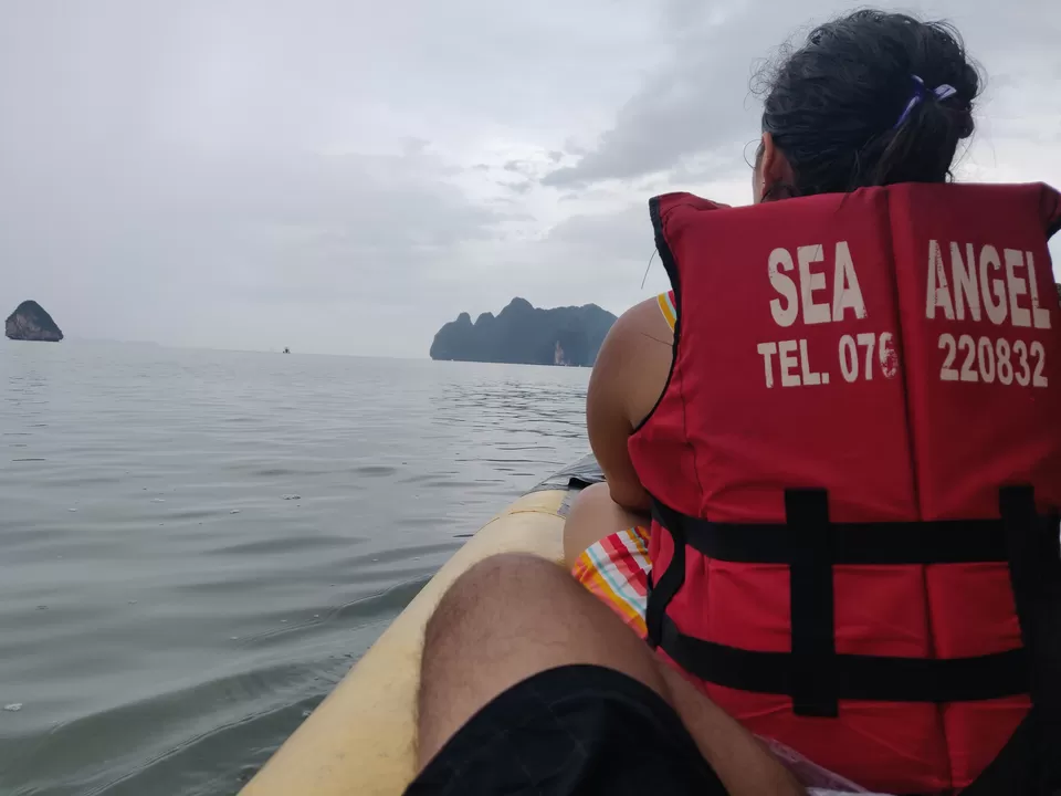 Photo of Hong Island canoeing, Krasom, Takua Thung District, Phang-nga, Thailand by Anu and Naveen