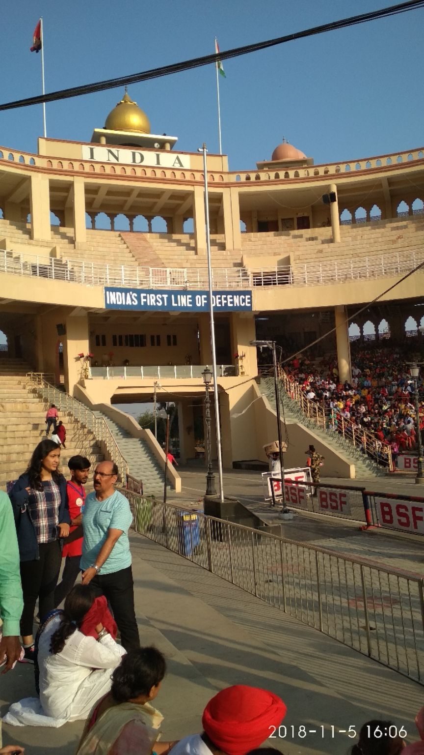 Photo of India-Pakistan Wagah Border Stadium 1, Wagah, Hardo Rattan, Punjab, India by Sumit Sanjiv Bhosale