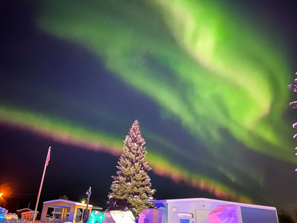 Photo of Cleary Summit Aurora Viewing Area, Fish Creek Road, Fairbanks, AK, USA by Ghumakkad