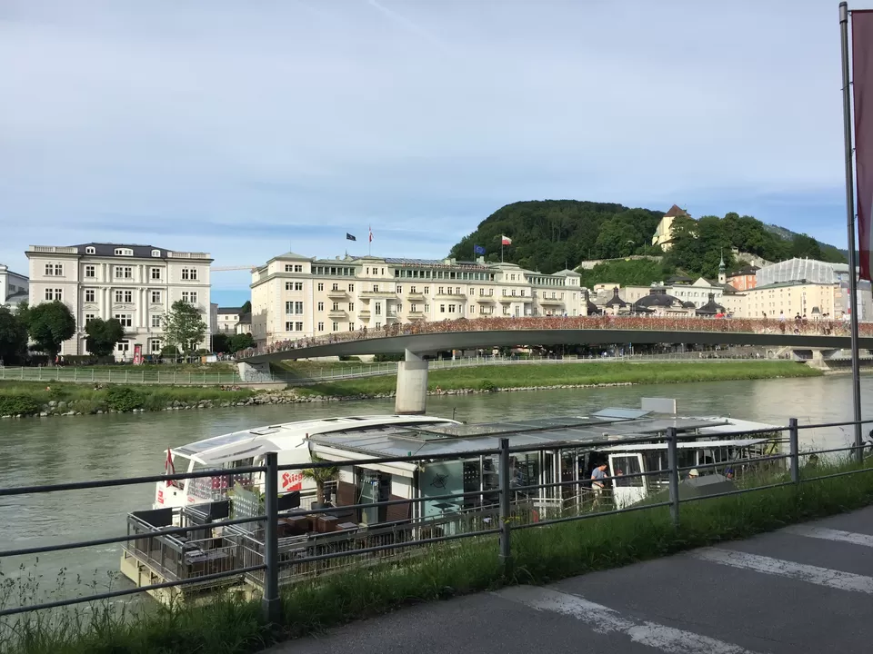 Photo of Salzach Cruise, Ferdinand-Hanusch-Platz, Salzburg, Austria by nidhi patnaik
