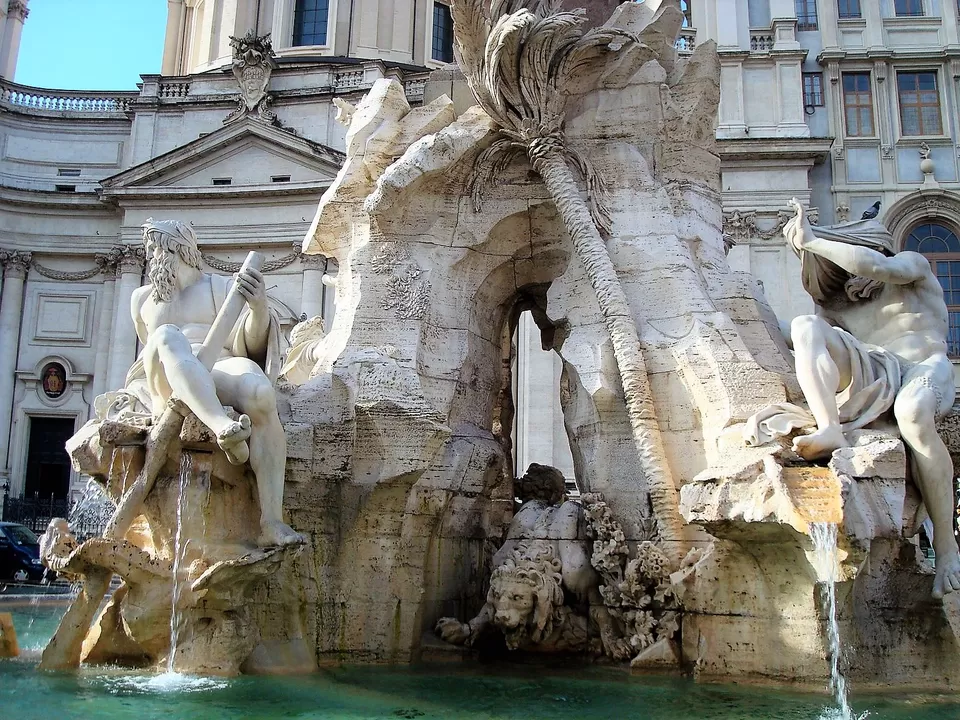 Photo of Fiumi Fountain, Piazza Navona, Rome, Metropolitan City of Rome, Italy by Nisha Harbola