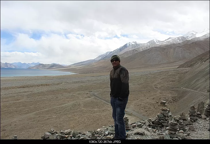 Photo of Pangong Lake by Shreyas Macwan