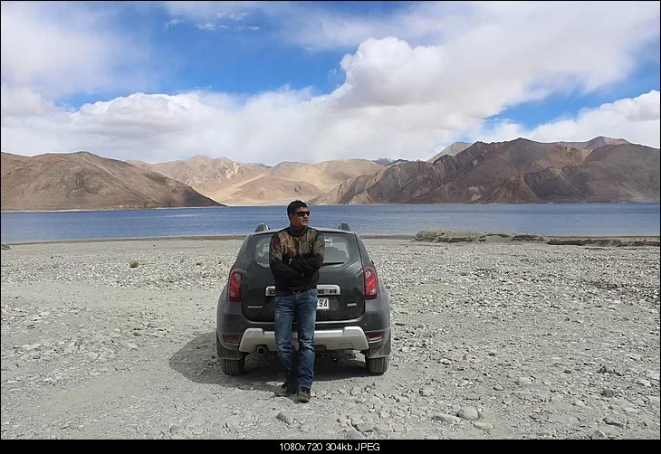 Photo of Pangong Lake by Shreyas Macwan