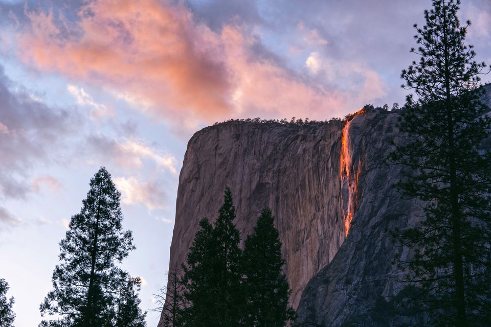 Photo of Firefall - magical waterfall that looks like flowing lava! by Madhura Raut