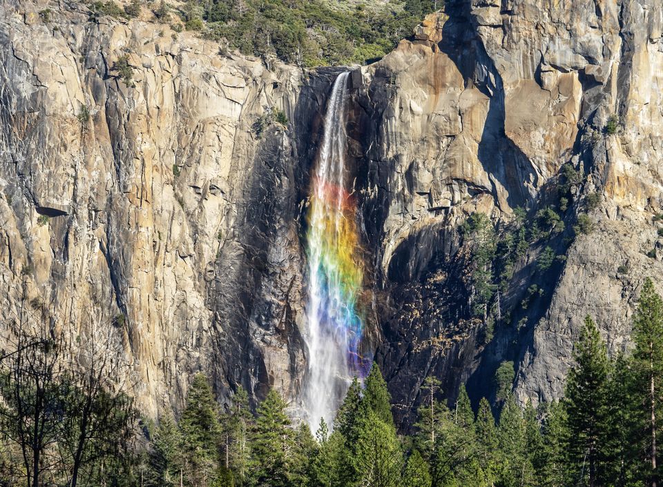 Photo of Witness this magical moment of Yosemite falls turn into cascading rainbow by Madhura Raut
