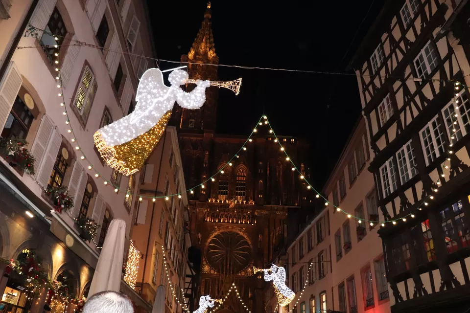 Photo of Christkindelsmärik Strasbourg - Place Broglie, Place Broglie, Strasbourg, France by My Travel Slate