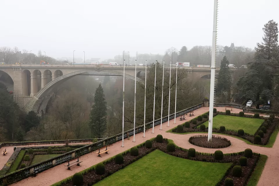 Photo of Constitution Square, Boulevard Franklin Delano Roosevelt, Luxembourg by My Travel Slate