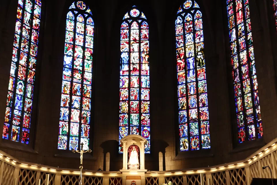Photo of Notre-Dame Cathedral, Rue Notre Dame, Luxembourg by My Travel Slate